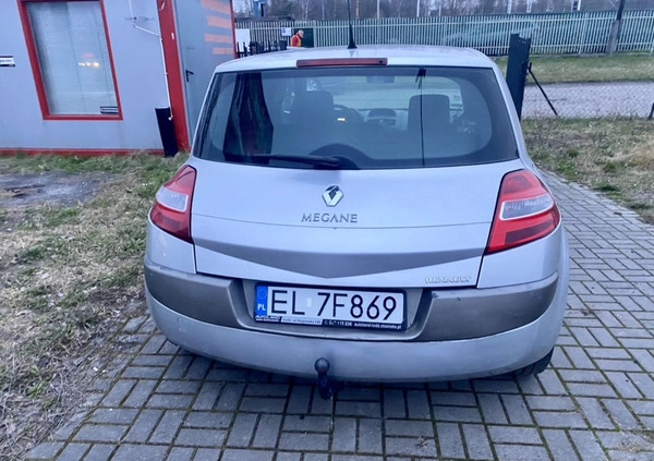 Renault Megane cena 4900 przebieg: 165900, rok produkcji 2006 z Łódź małe 37